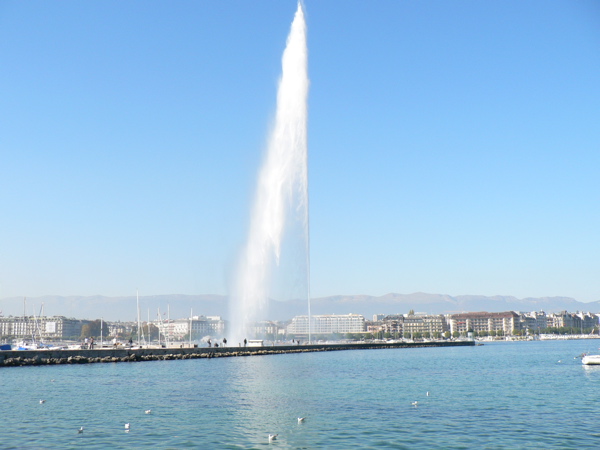 Jette d\'eau in Lake Geneva